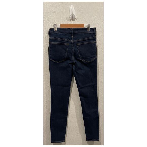 J.CREW 10" High Rise Skinny Dark Blue Jeans - Picture 3 of 3